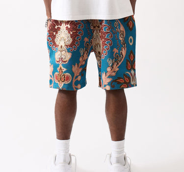 Textured Short - Medium Blue
