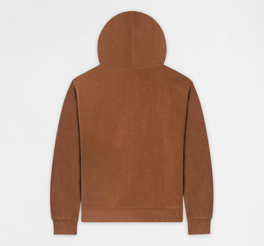 Tribal Rhinestone Zip Up Hoodie - Brown