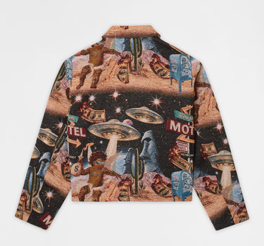 Space Desert Tapestry Varsity Jacket