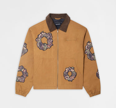 Camo Floral Wreath Workwear Jacket