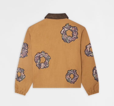 Camo Floral Wreath Workwear Jacket