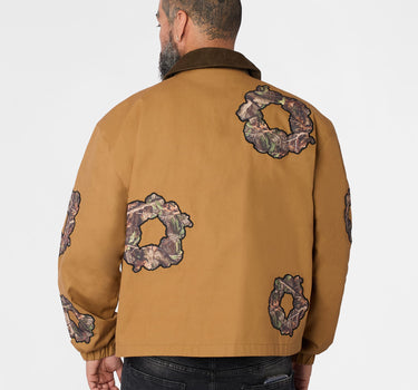 Camo Floral Wreath Workwear Jacket