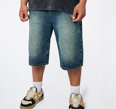 Baggy Denim Short - Dark Indigo
