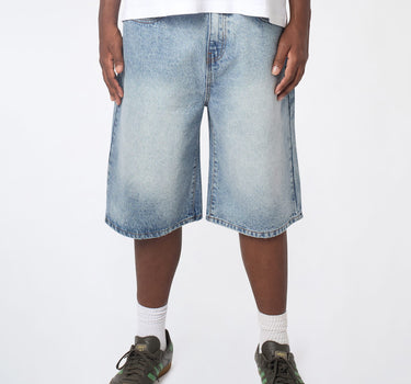 Baggy Denim Short - Light Blue