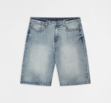 Baggy Denim Short - Light Blue