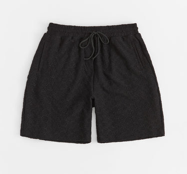Textured Honey Comb Short - Black