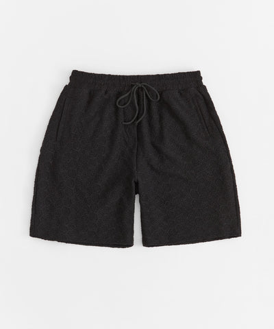 Textured Honey Comb Short - Black
