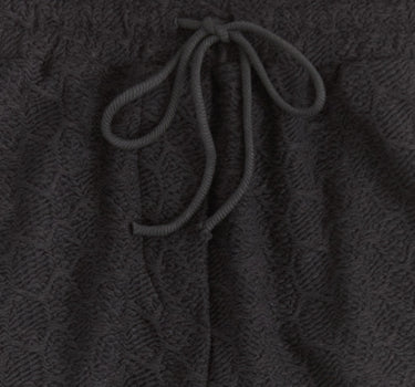 Textured Honey Comb Short - Black