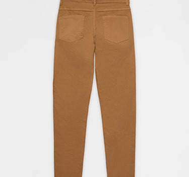 Frayed Layered Denim Jeans - Khaki