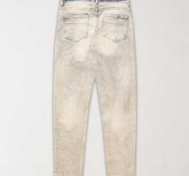 Washed Rip And Repair Denim Jeans - Grey