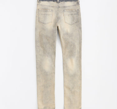 Washed Rip And Repair Denim Jeans - Grey