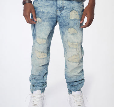 Dawn Distressed Skinny Jeans - Blue