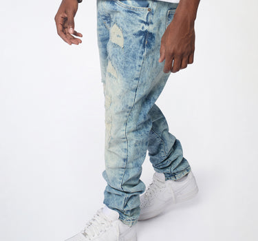 Dawn Distressed Skinny Jeans - Blue