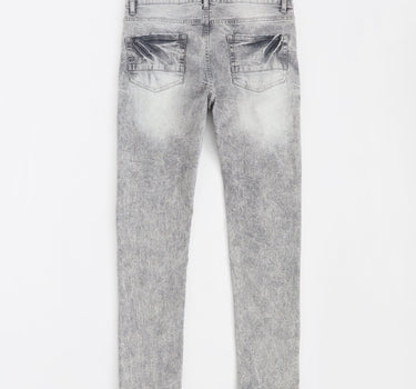 Lexington Distressed Denim Pants - Grey