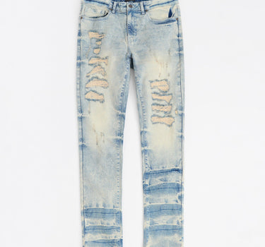 Clubhouse Distressed Denim Pants - Medium Indigo