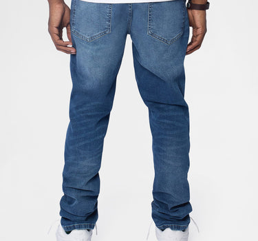 Starburst Studded Skinny Jeans - Blue