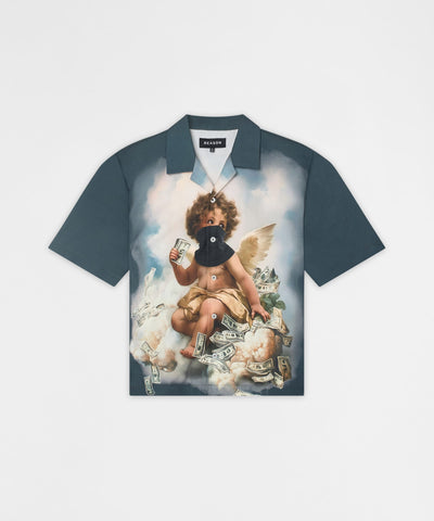 PRINTED TWILL SHIRT
