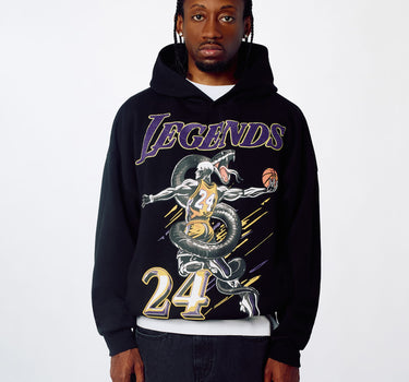 Legends Chenille Patched Hoodie - Black