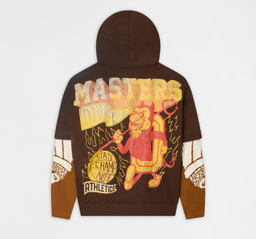 Masters 2fer Pullover Hoodie - Brown