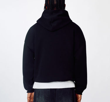 Smoking Money Chenille Hoodie - Black
