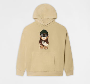 Outwear Bear Chenille Hoodie - Khaki