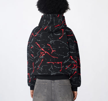 Lord Forgive Me Chenille Hoodie - Black
