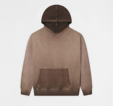 Washed Essentials Pullover Hoodie - Brown