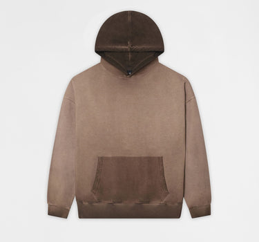 Washed Essentials Pullover Hoodie - Brown