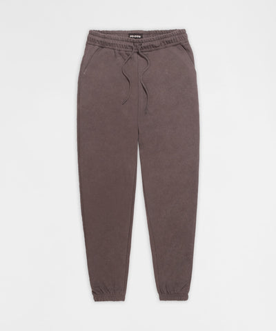 Essential Heavyweight Fleece Cinched Washed Sweats - Dark Grey