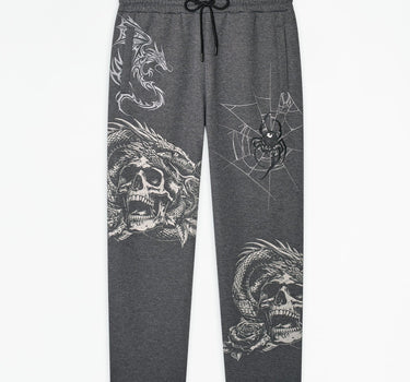 Victoria Embroidered Jogger - Grey