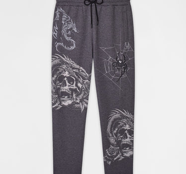 Victoria Embroidered Jogger - Grey