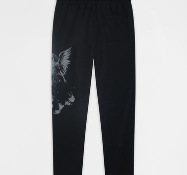 Sin Again PU Applique Pants - Black