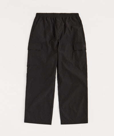 Real Relaxed Fit Cargo Twill Pants - Black