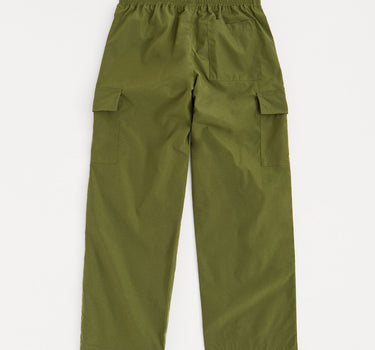 Real Relaxed Fit Cargo Twill Pants - Olive Green