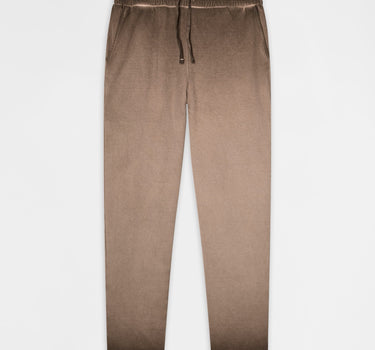 Washed Essentials French Terry Pants - Brown