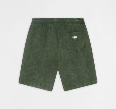 Washed Essential Shorts - Olive Green