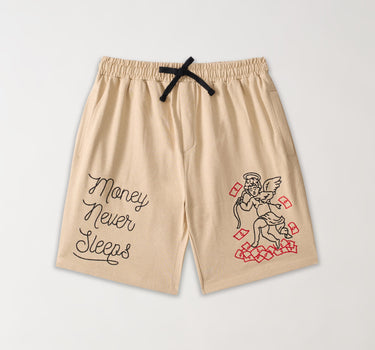 Paper Chaser Embroidered Short - Khaki