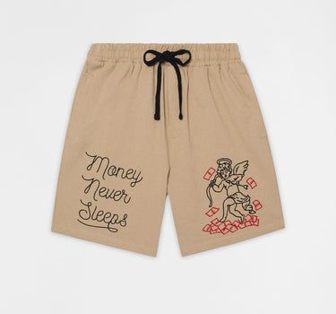 Paper Chaser Embroidered Short - Khaki
