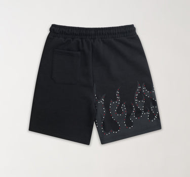 Burns Deep Rhinestone Short - Black