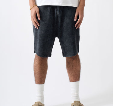 Essential Classic Washed Shorts - Black