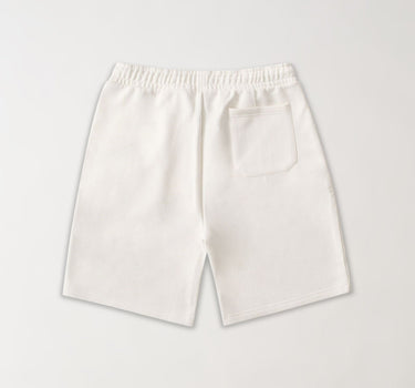Football Fleece Applique Short - Cream