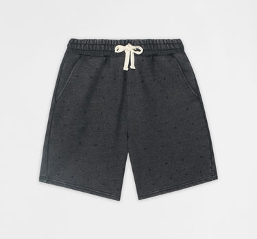 Washed Rhinestone Short - Black