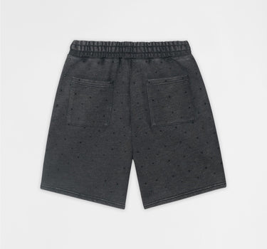 Washed Rhinestone Short - Black