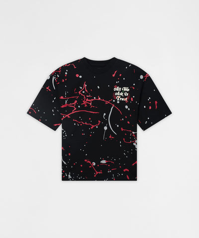Painted Tee - Black