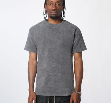Washed Essentials Classic Short Sleeve Tee - Dark Grey