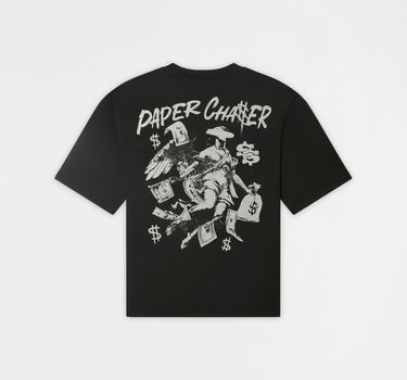 Paper Chaser Interlock Shor Sleeve Tee - Black RTD