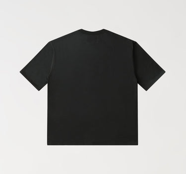 Lion Tapestry And Embroidered Short Sleeve Tee - Black