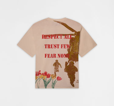 Soldier Respect All Short Sleeve Tee - Cream