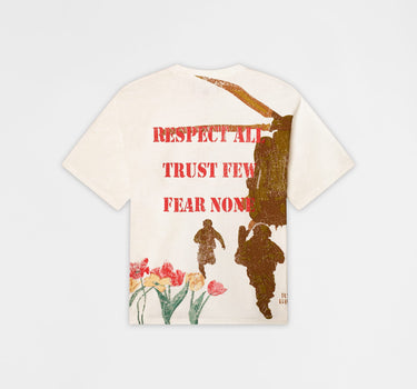 Soldier Respect All Short Sleeve Tee - Cream