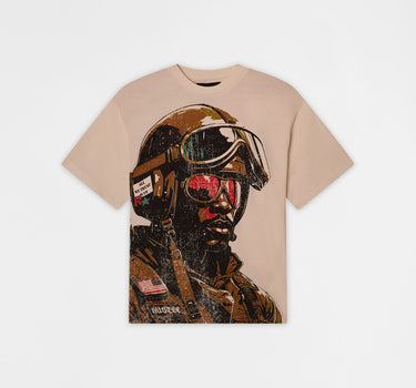 Soldier Respect All Short Sleeve Tee - Cream